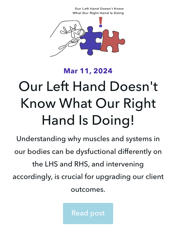 Left Hand, Right Hand!