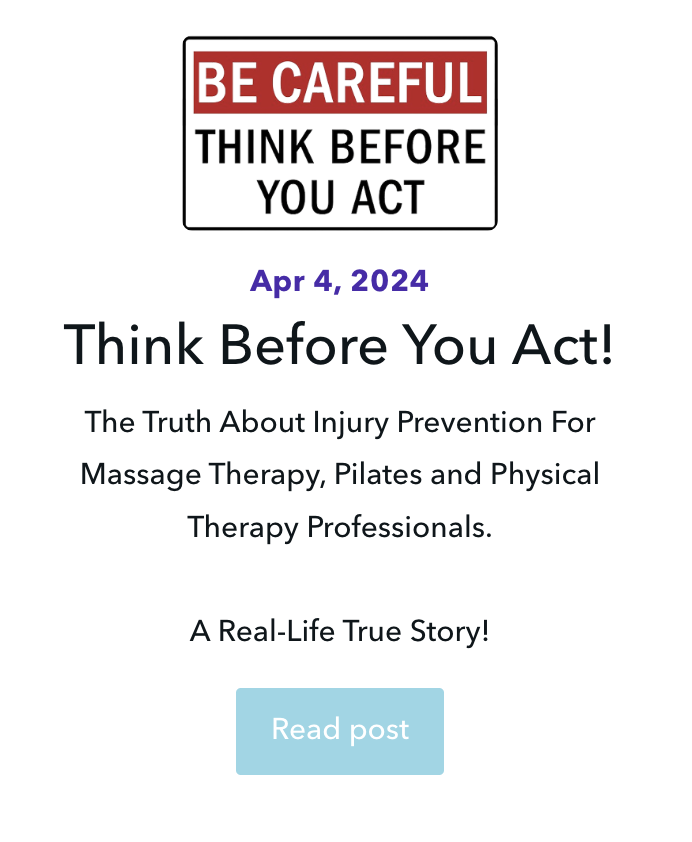 Think Before You Act!